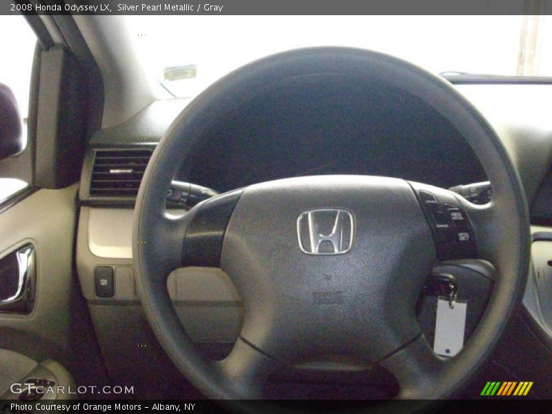 Silver Pearl Metallic / Gray 2008 Honda Odyssey LX
