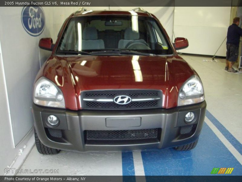 Mesa Red / Gray 2005 Hyundai Tucson GLS V6