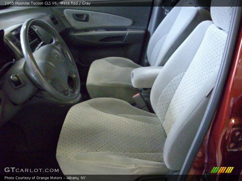 Mesa Red / Gray 2005 Hyundai Tucson GLS V6