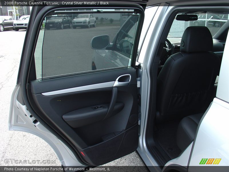 Crystal Silver Metallic / Black 2008 Porsche Cayenne Tiptronic