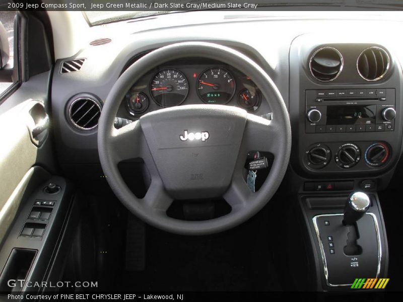 Jeep Green Metallic / Dark Slate Gray/Medium Slate Gray 2009 Jeep Compass Sport