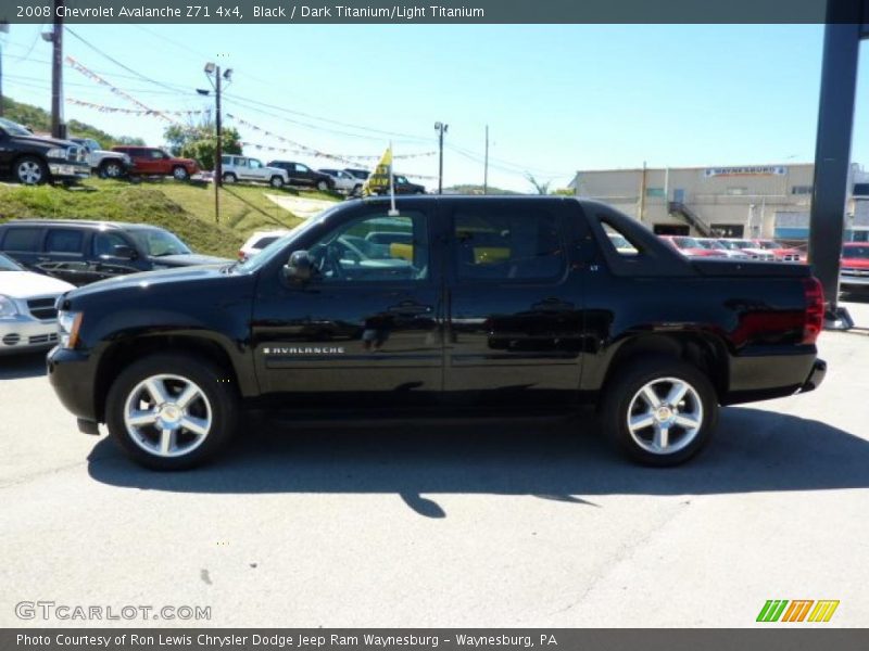 Black / Dark Titanium/Light Titanium 2008 Chevrolet Avalanche Z71 4x4