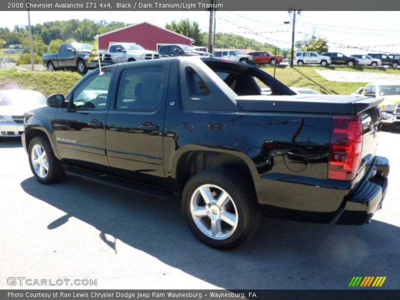 Black / Dark Titanium/Light Titanium 2008 Chevrolet Avalanche Z71 4x4