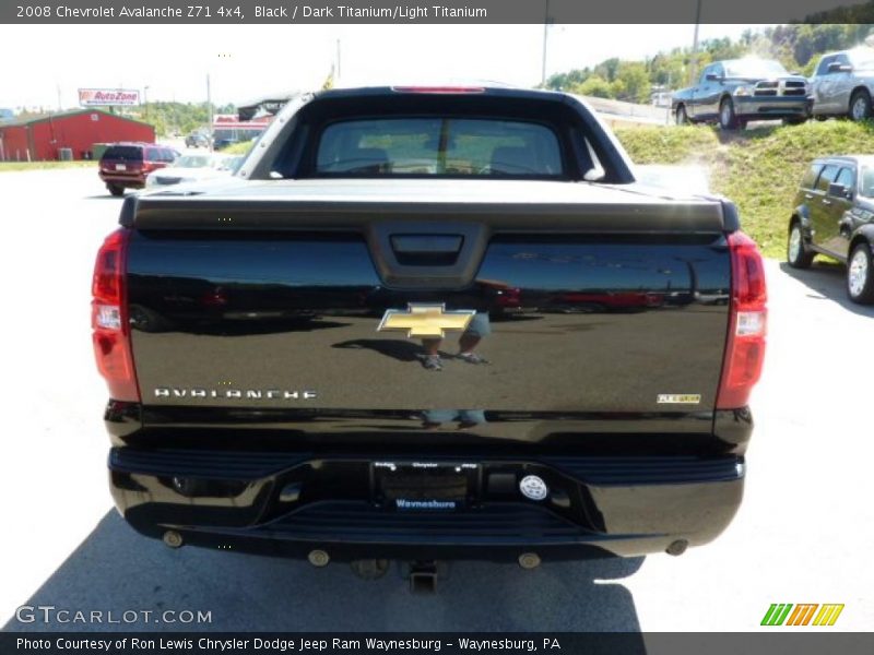 Black / Dark Titanium/Light Titanium 2008 Chevrolet Avalanche Z71 4x4