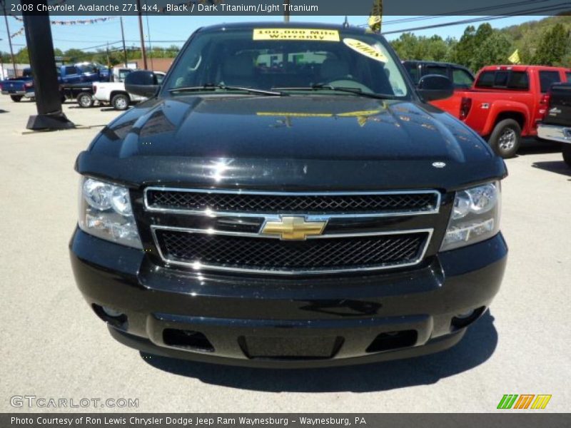 Black / Dark Titanium/Light Titanium 2008 Chevrolet Avalanche Z71 4x4