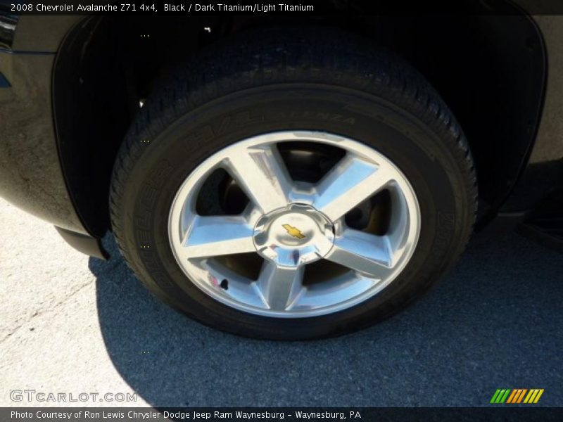 Black / Dark Titanium/Light Titanium 2008 Chevrolet Avalanche Z71 4x4