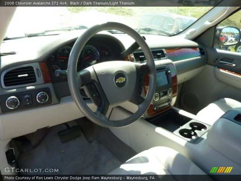 Black / Dark Titanium/Light Titanium 2008 Chevrolet Avalanche Z71 4x4