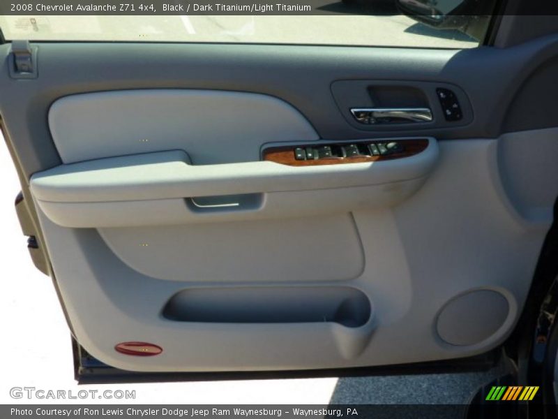 Black / Dark Titanium/Light Titanium 2008 Chevrolet Avalanche Z71 4x4