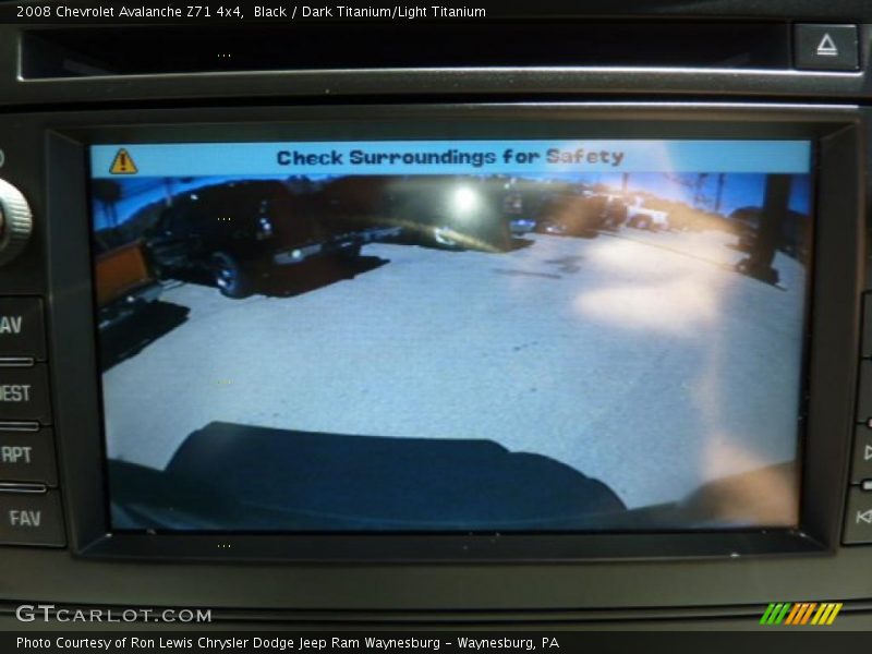 Black / Dark Titanium/Light Titanium 2008 Chevrolet Avalanche Z71 4x4