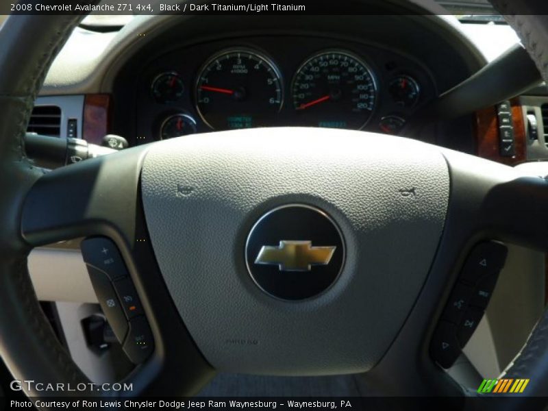 Black / Dark Titanium/Light Titanium 2008 Chevrolet Avalanche Z71 4x4