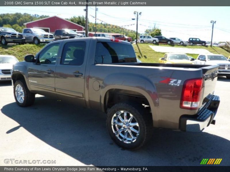 Medium Brown Metallic / Light Cashmere 2008 GMC Sierra 1500 SLT Crew Cab 4x4