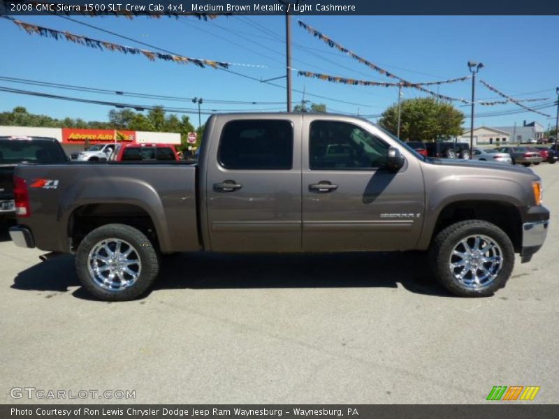 Medium Brown Metallic / Light Cashmere 2008 GMC Sierra 1500 SLT Crew Cab 4x4