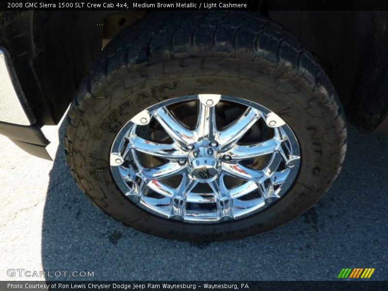 Medium Brown Metallic / Light Cashmere 2008 GMC Sierra 1500 SLT Crew Cab 4x4