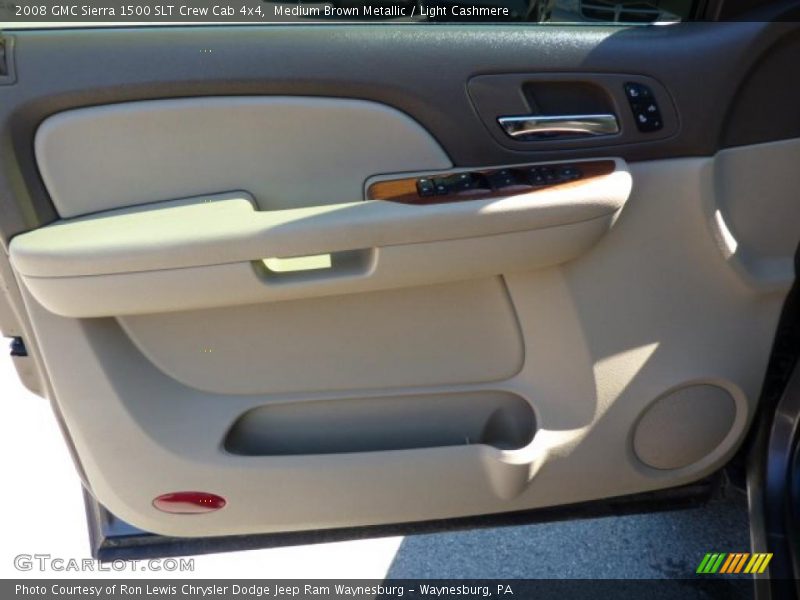 Medium Brown Metallic / Light Cashmere 2008 GMC Sierra 1500 SLT Crew Cab 4x4