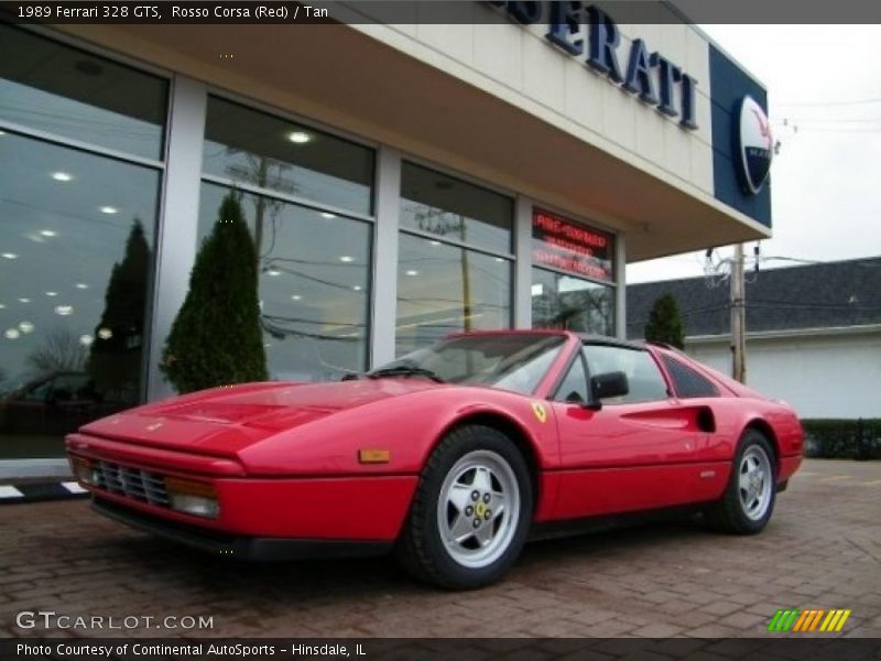 Rosso Corsa (Red) / Tan 1989 Ferrari 328 GTS