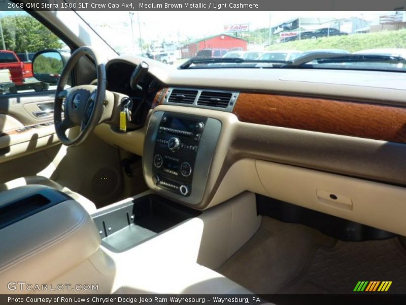 Medium Brown Metallic / Light Cashmere 2008 GMC Sierra 1500 SLT Crew Cab 4x4