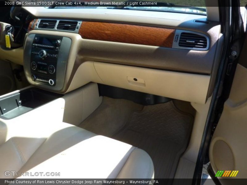 Medium Brown Metallic / Light Cashmere 2008 GMC Sierra 1500 SLT Crew Cab 4x4