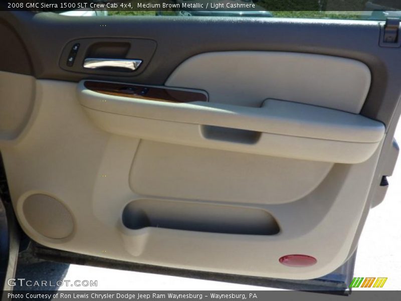 Medium Brown Metallic / Light Cashmere 2008 GMC Sierra 1500 SLT Crew Cab 4x4