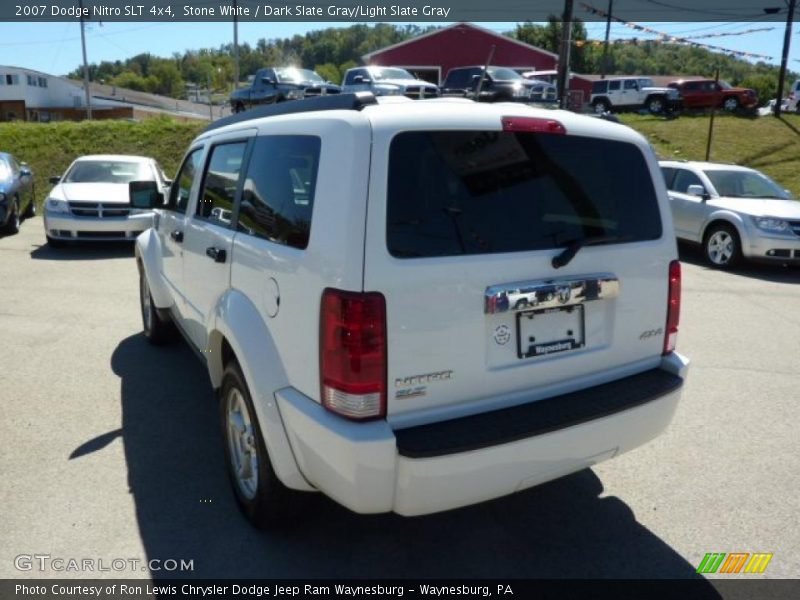 Stone White / Dark Slate Gray/Light Slate Gray 2007 Dodge Nitro SLT 4x4