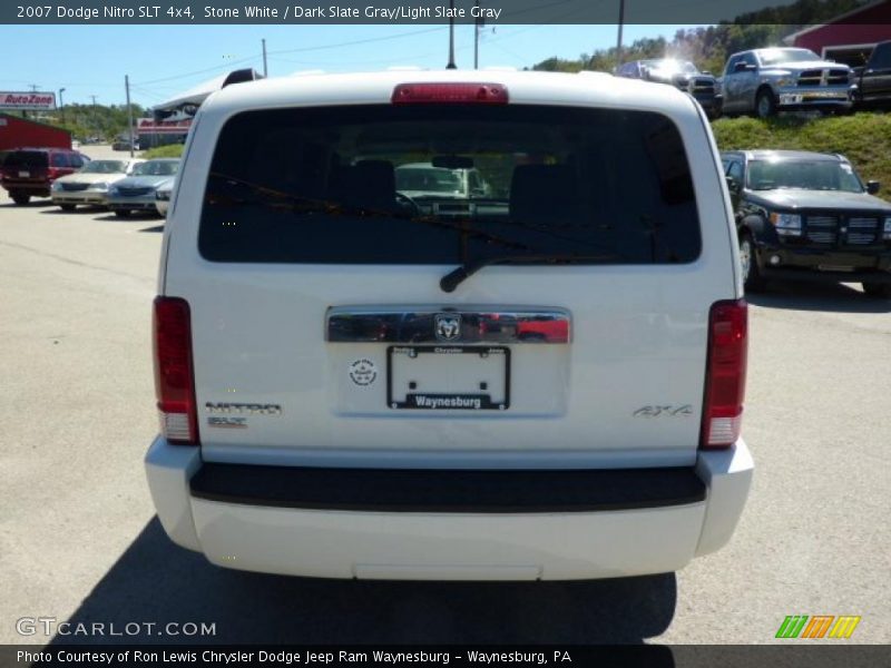 Stone White / Dark Slate Gray/Light Slate Gray 2007 Dodge Nitro SLT 4x4