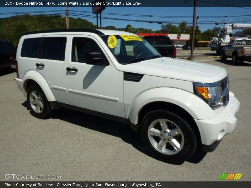 Stone White / Dark Slate Gray/Light Slate Gray 2007 Dodge Nitro SLT 4x4
