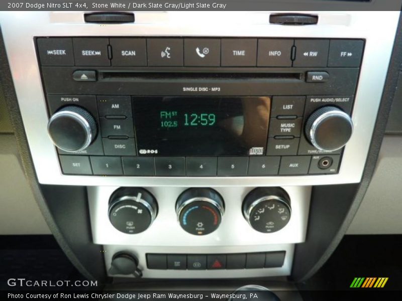 Stone White / Dark Slate Gray/Light Slate Gray 2007 Dodge Nitro SLT 4x4