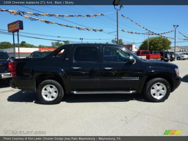 Black / Ebony 2008 Chevrolet Avalanche Z71 4x4