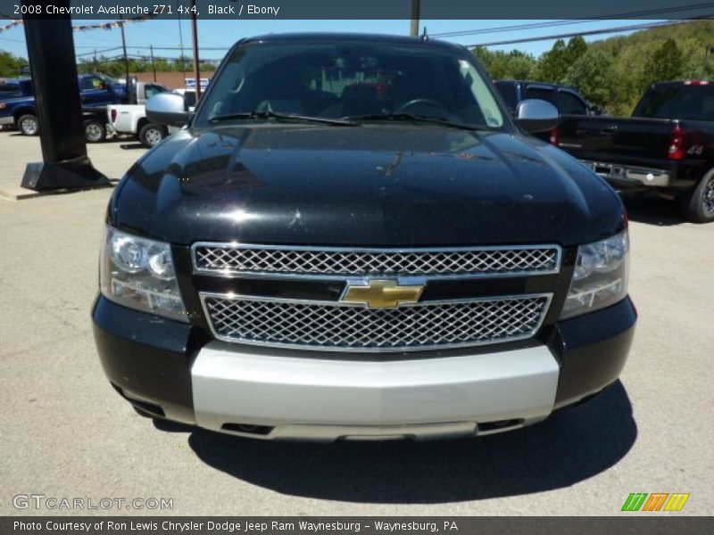 Black / Ebony 2008 Chevrolet Avalanche Z71 4x4