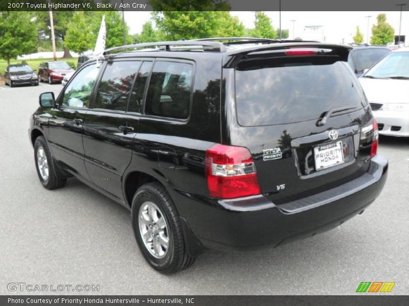 Black / Ash Gray 2007 Toyota Highlander V6