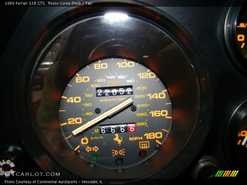 Rosso Corsa (Red) / Tan 1989 Ferrari 328 GTS