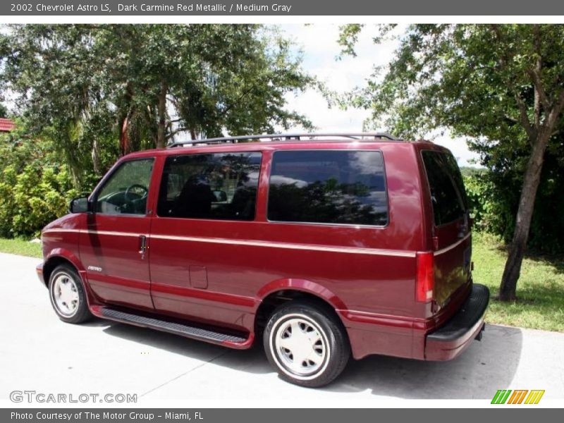 Dark Carmine Red Metallic / Medium Gray 2002 Chevrolet Astro LS