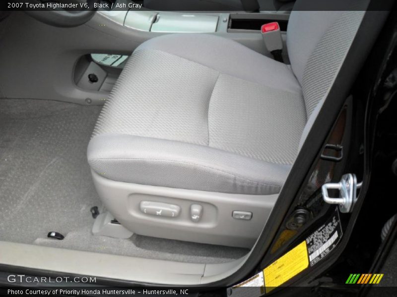 Black / Ash Gray 2007 Toyota Highlander V6