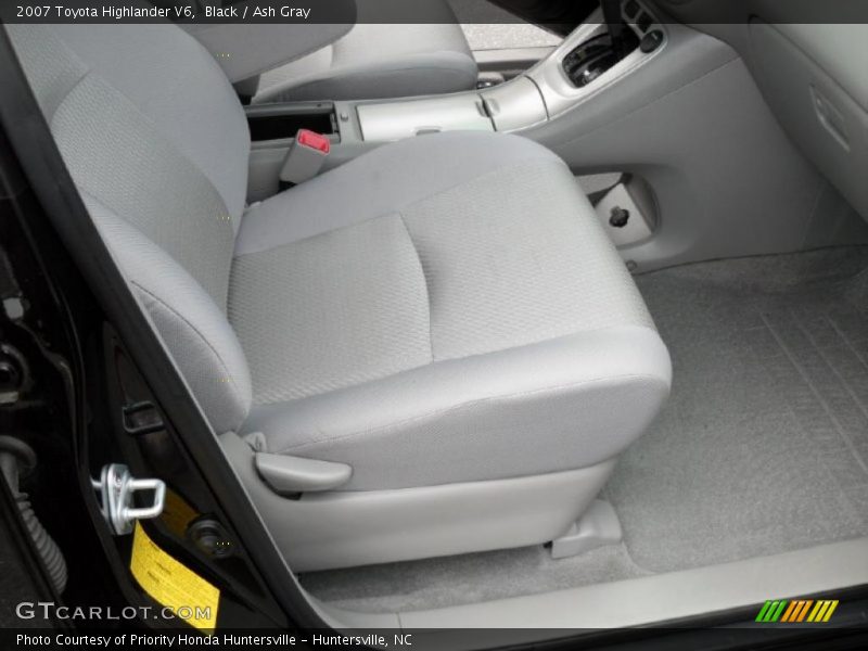 Black / Ash Gray 2007 Toyota Highlander V6