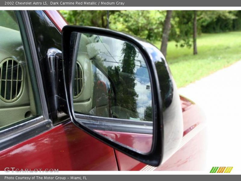 Dark Carmine Red Metallic / Medium Gray 2002 Chevrolet Astro LS