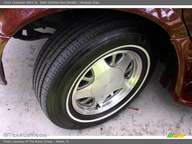 Dark Carmine Red Metallic / Medium Gray 2002 Chevrolet Astro LS