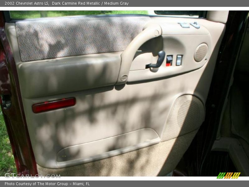 Dark Carmine Red Metallic / Medium Gray 2002 Chevrolet Astro LS