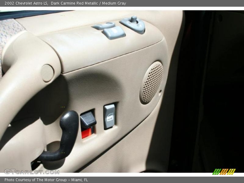 Dark Carmine Red Metallic / Medium Gray 2002 Chevrolet Astro LS