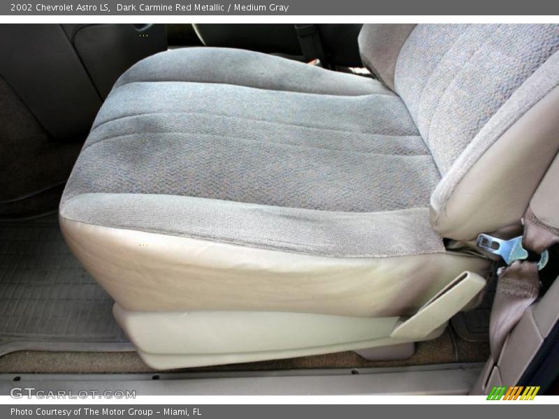 Dark Carmine Red Metallic / Medium Gray 2002 Chevrolet Astro LS