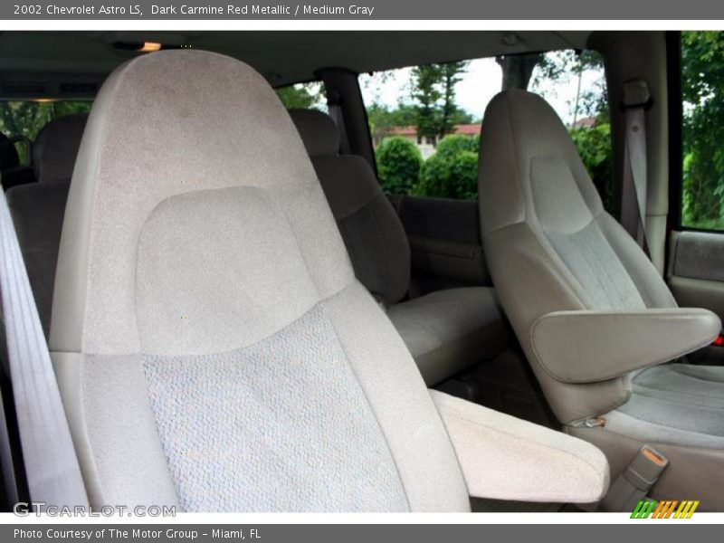 Dark Carmine Red Metallic / Medium Gray 2002 Chevrolet Astro LS
