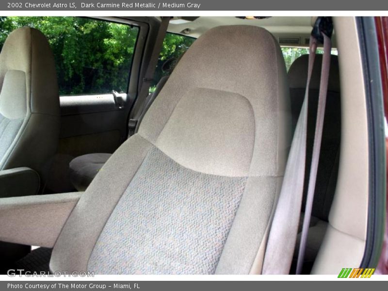 Dark Carmine Red Metallic / Medium Gray 2002 Chevrolet Astro LS