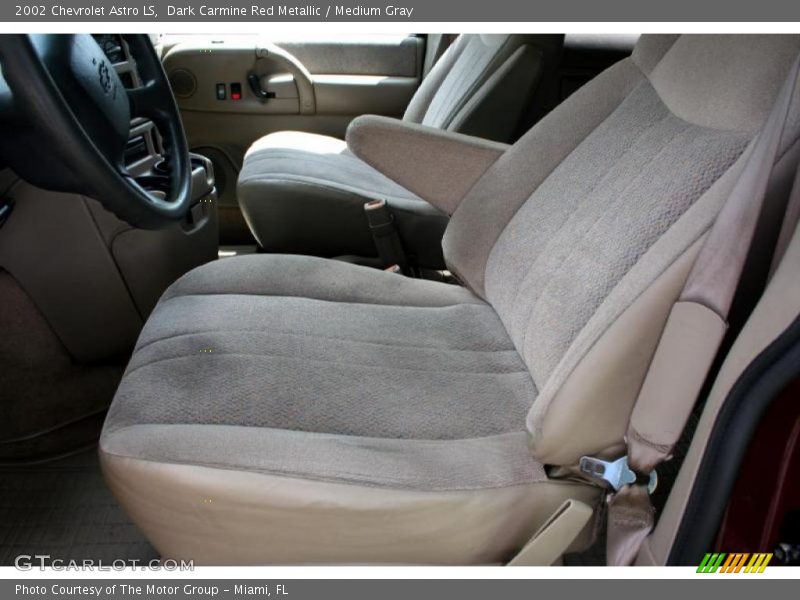 Dark Carmine Red Metallic / Medium Gray 2002 Chevrolet Astro LS