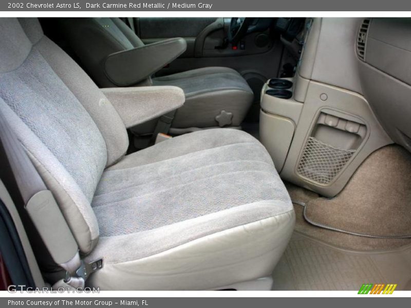 Dark Carmine Red Metallic / Medium Gray 2002 Chevrolet Astro LS