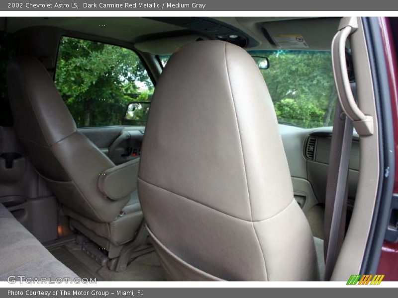 Dark Carmine Red Metallic / Medium Gray 2002 Chevrolet Astro LS