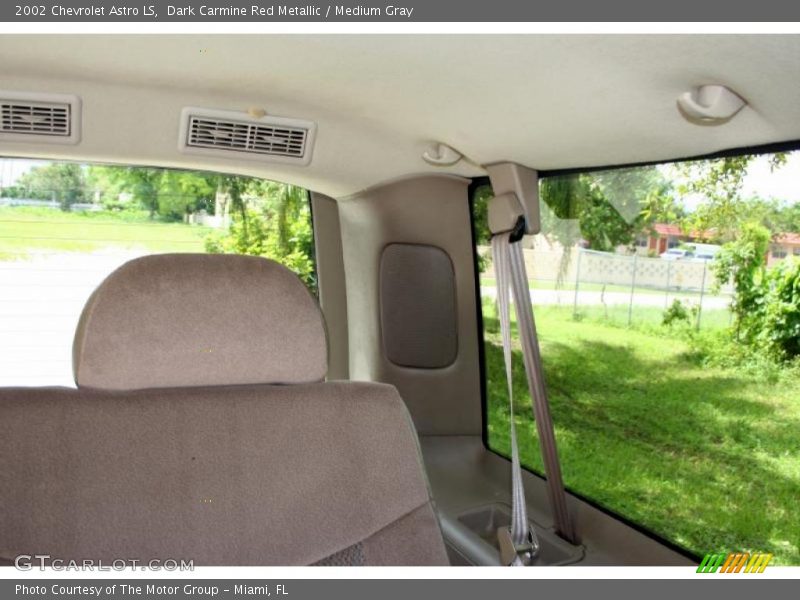 Dark Carmine Red Metallic / Medium Gray 2002 Chevrolet Astro LS