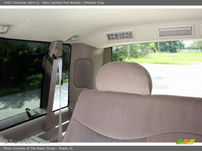Dark Carmine Red Metallic / Medium Gray 2002 Chevrolet Astro LS