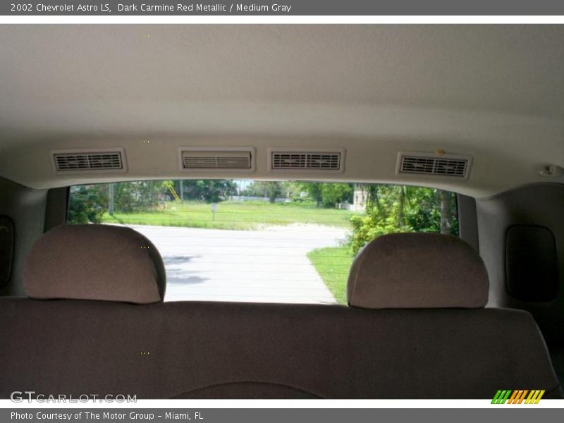 Dark Carmine Red Metallic / Medium Gray 2002 Chevrolet Astro LS