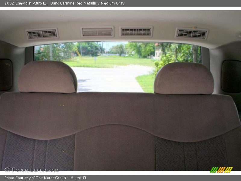 Dark Carmine Red Metallic / Medium Gray 2002 Chevrolet Astro LS