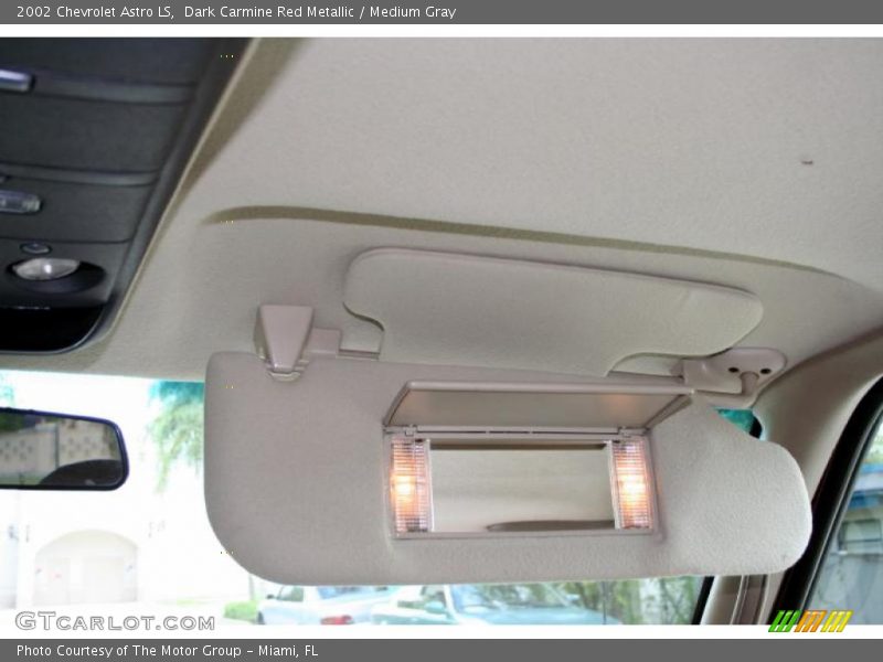 Dark Carmine Red Metallic / Medium Gray 2002 Chevrolet Astro LS