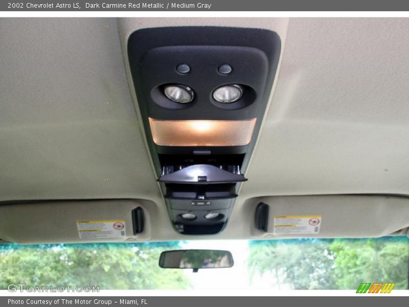 Dark Carmine Red Metallic / Medium Gray 2002 Chevrolet Astro LS