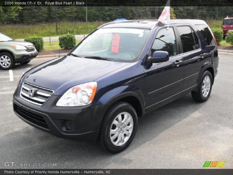 Royal Blue Pearl / Black 2006 Honda CR-V EX